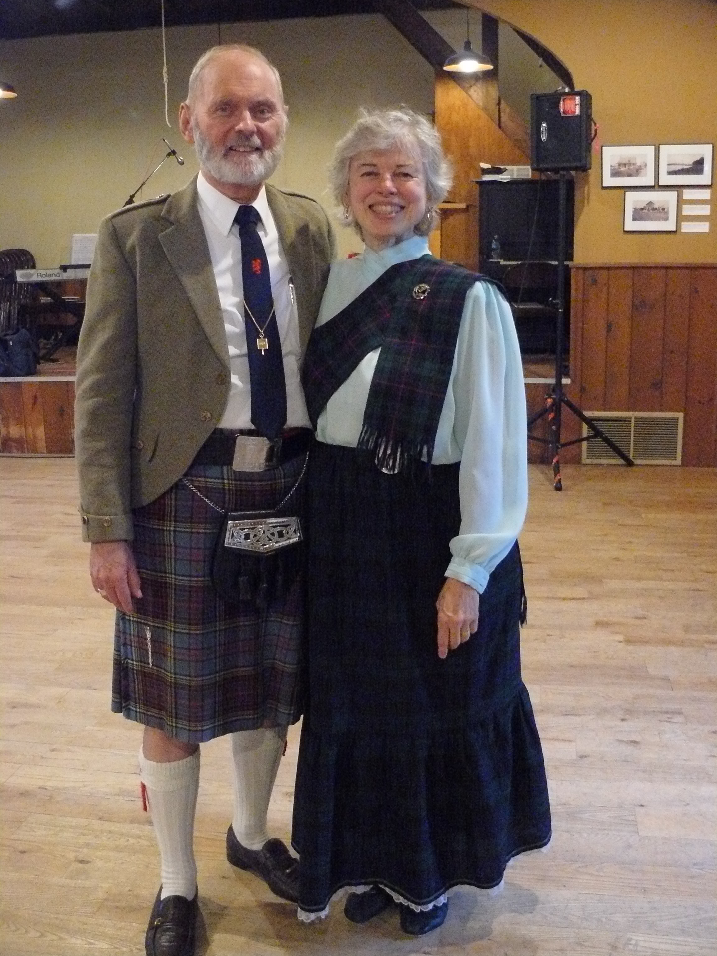 Mary & Ed in Scottish Dress-2008